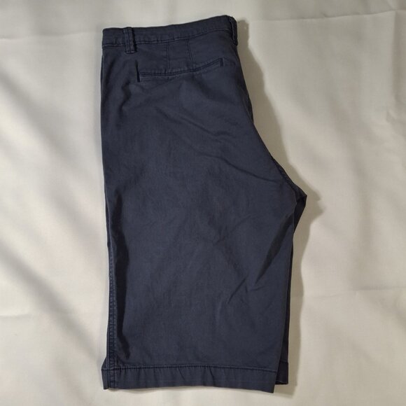 Womens Cotton Bermuda Shorts Size 10 Cotton Spandex w Stretch Dusty Blue George - Picture 5 of 10
